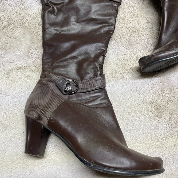 Brown High Heel Boots - Picture 2 of 10
